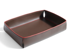 EVERYDAY LIFE TRAY - Tanned leather pin tray _ DE PADOVA